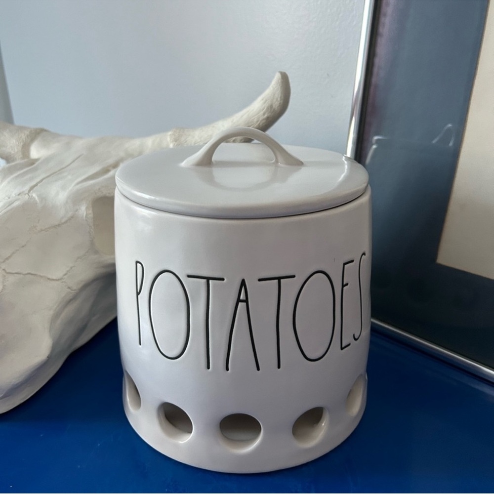 Rae Dunn Cream Potato Storage Canister